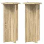 vidaXL Pflanzenst&auml;nder 2 pcs Sonoma-Eiche 40 x 40 x 80 cm