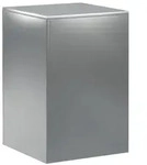 vidaXL Pflanzenst&auml;nder Silber 40 x 40 x 60 cm Stahl