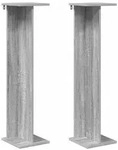 vidaXL Pflanzenst&auml;nder 2 pcs Graues Sonoma 25 x 25,5 x 100,5 cm