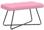 vidaXL Bank mit Knopfheftung Rosa 80 x 40 x 46 cm Stoff