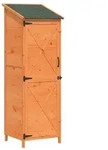 vidaXL Garten Shed Braun 59,5 x 56 x 176,5 cm Holzwerkstoff