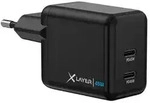 XLayer Universal 45W Powercharger USB Typ C & USB Typ C Black