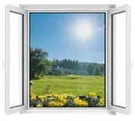 Apalus Fliegengitter Fenster zuschneidbar 150x180cm Schwarz 4 St&uuml;ck
