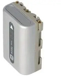 AccuCell Akku passend f&uuml;r Sony NP-QM50, Sony NP-QM51 Silber