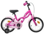 vidaXL Kinderfahrrad 16 Zoll f&uuml;r 4-6 Jahre alt Dunkelrosa