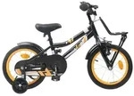 vidaXL Kinderfahrrad 14 Zoll f&uuml;r 3-5 Jahre alt Orange und Schwarz