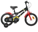vidaXL Kinderfahrrad 16 Zoll f&uuml;r 4-6 Jahre alt Schwarz Rot