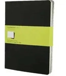 Notizheft Cahier XL 19x25cm VE=3 St&uuml;ck blanko schwarz