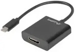 Lanberg AD-UC-HD-01, 3.2 Gen 1 (3.1 Gen 1), USB Typ-C, HDMI-Ausgang, 1920 x 1200