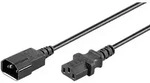 Goobay 39202 Kaltger&auml;te Verl&auml;ngerungskabel Schwarz 3.50 m