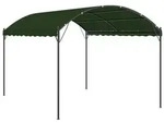 vidaXL Pavillon 4 x 3 x 2,6 m Gr&uuml;n Polyester und Stahl