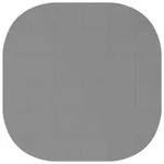 vidaXL Pool Bodenschutzmatte 36 stk. &Oslash; 350 cm Rund EVA-Schaum Grau