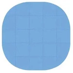 vidaXL Pool Bodenschutzmatte 25 stk. &Oslash; 292 cm Rund EVA-Schaum Blau