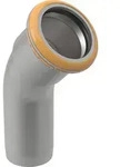 Geberit Pressbogen Mapress Therm, 45&deg;, &Oslash;108mm, DN100, Edelstahl, mit...