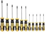 Torx Schraubendrehersatz 11-tlg T6-T40 magnetisch ergonomisch