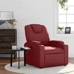 vidaXL Relaxsessel Weinrot Kunstleder