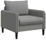 vidaXL XL-Sessel Dunkelgrau Samt