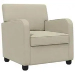 vidaXL Sessel Sand Samt
