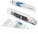 S&auml;bels&auml;gebl&auml;tter Bi Metall 14 18 TPI Stahl Zubeh&ouml;r 150mm 25tlg