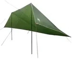 vidaXL Fahrzeugmarkise Gr&uuml;n 518 x 580 x 215 cm Polyester und Stahl