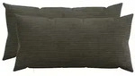 vidaXL Kissenbezug 2 pcs HEERLEN Anthrazit 40 x 80 cm Cord
