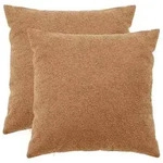 vidaXL Kissenbezug 2 pcs HEERLEN Beige 60 x 60 cm Boucl&eacute;