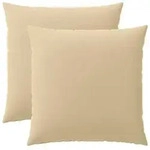 vidaXL Kissenbezug 2 pcs HEERLEN Beige 60 x 60 cm Polyester