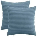 vidaXL Kissenbezug 2 pcs HEERLEN Blau 30 x 30 cm Cord