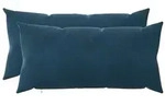 vidaXL Kissenbezug 2 pcs HEERLEN Blau 40 x 70 cm Samt