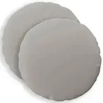 vidaXL Kissenbezug 2 pcs HEERLEN Grau &Oslash; 50 cm Polyester