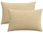 vidaXL Kissenbezug 2 pcs HEERLEN Gr&uuml;n Grau 40 x 60 cm Cord