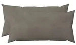vidaXL Kissenbezug 2 pcs HEERLEN Hellgrau 40 x 80 cm Samt