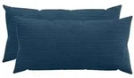 vidaXL Kissenbezug 2 pcs HEERLEN Marineblau 40 x 70 cm Cord