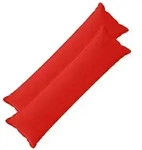 vidaXL Kissenbezug 2 stk. HOUTEN Rot 40 x 145 cm Polyester