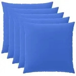 vidaXL Kissenbezug 6 pcs HEERLEN K&ouml;nigsblau 65 x 65 cm Polyester