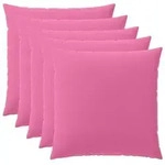 vidaXL Kissenbezug 6 pcs HEERLEN Rosa 65 x 65 cm Polyester