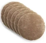 vidaXL Kissenbezug 6 pcs HEERLEN Braun &Oslash; 40 cm Chenille-Stoff