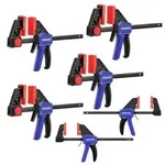 Einhandzwingen Set 6tlg 150mm 4 Klassik 2 Mini Spannkraft 68kg 22,5kg