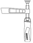 BESSEY Unterteil kpl. TG m. 2K-Griff (Auslad. 120 mm)