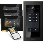 HD Video T&uuml;rsprechanlage mit Touchscreen und RFID f&uuml;r 3 Familienhaus, 3x...