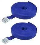 2x Nockenschnalle Zurrgurt 12m x 25mm 250kg Polypropylen Blau