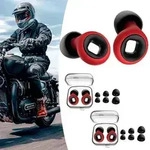 2 Paar Motorrad Ohrst&ouml;psel Windger&auml;usche, Artevive Ohrst&ouml;psel, Geh&ouml;rschutz