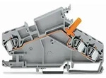 WAGO 282-866 Durchgangsklemme 8 mm Zugfeder Belegung: L Grau 20 St.