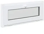 vidaXL Kippfenster f&uuml;r den Keller RISOR 95 x 40 cm PVC und Glas
