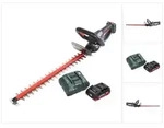 Metabo HS 18 LTX 55 Akku Heckenschere 18 V 53 cm + 1x Akku 4,0 Ah + Ladeger&auml;t