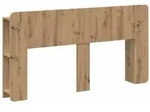 vidaXL Kopfteil Schrank mit Speicher Artisan-Eiche Holzwerkstoff