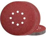 Schleifpapier 225mm Klett 8 Loch P40 P80 Gemischte K&ouml;rnung 30PCS