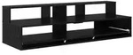vidaXL Studiotisch Schwarze Eiche 110 x 42,5 x 36 cm Holzwerkstoff