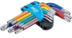 BGS Winkelschl&uuml;ssel-Satz Multicolour kurz T-Profil (f&uuml;r Torx) mit Bohrung T10...