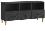 vidaXL TV-Schr&auml;nk Schwarz 102 x 34,5 x 50 cm Holzwerkstoff